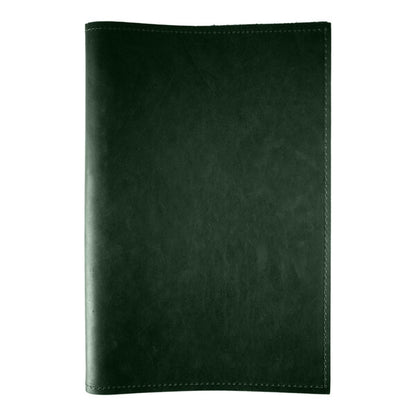 H. Risch, Inc. Genuine Leather 5 1/2" x 8 1/2" Menu Binder – item 7599GB5585GRN
