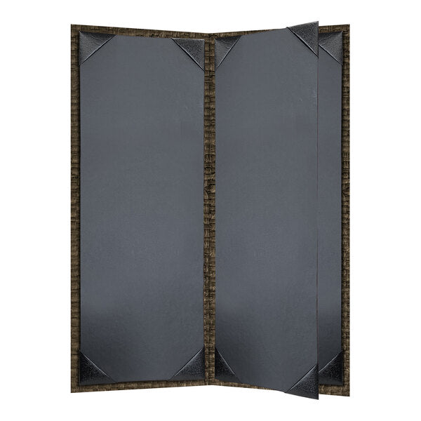 H. Risch, Inc. Rattan 4 1/4" x 11" Customizable Menu Cover – item 7598RTN4V4KU0Q image 2