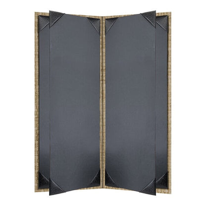 H. Risch, Inc. Rattan 4 1/4" x 11" Customizable Menu Cover – item 7599RTN6V4P9LO image 2