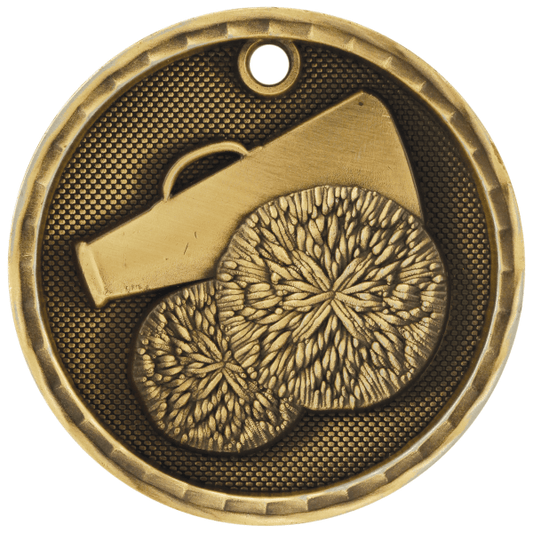 2" Cheerleading 3D Medal – item 3D205