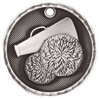 2" Cheerleading 3D Medal – item 3D205 image 2