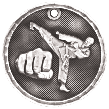2" Martial Arts 3D Medal – item 3D209 image 2
