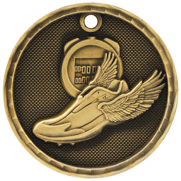2" Track 3D Medal – item 3D213