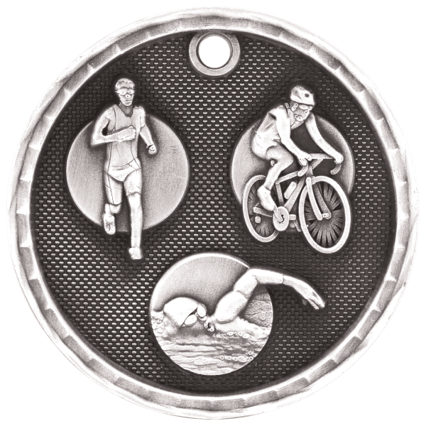 2" Placement 3D Medal – item 3D215 image 2