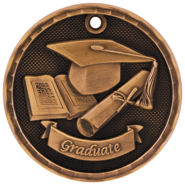2" Placement 3D Medal – item 3D301 image 3