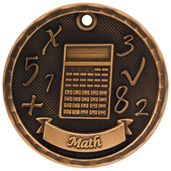 2" Placement 3D Medal – item 3D304 image 3