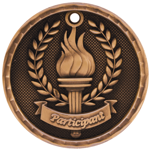 2" Placement 3D Medal – item 3D306 image 3