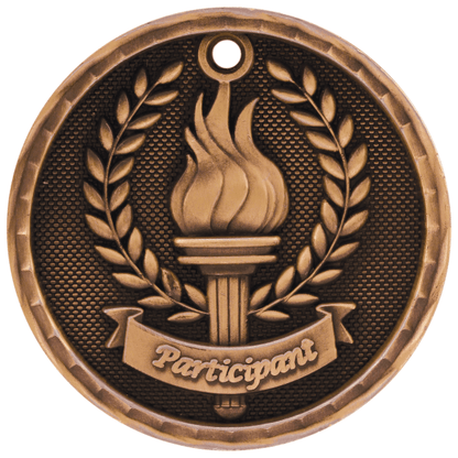 2" Placement 3D Medal – item 3D306 image 3