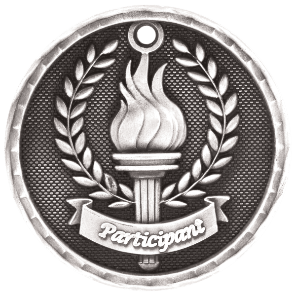 2" Placement 3D Medal – item 3D306 image 2