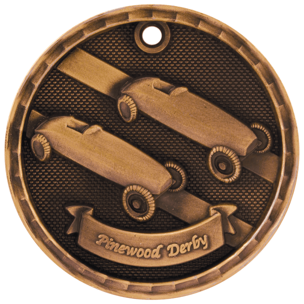 2" Placement 3D Medal – item 3D308 image 3
