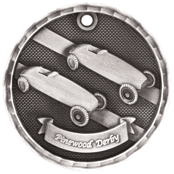 2" Placement 3D Medal – item 3D308 image 2