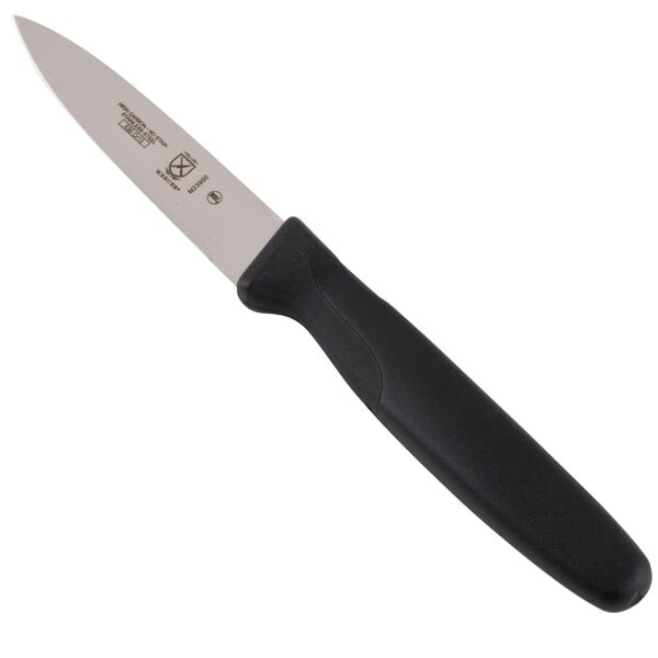 Mercer Culinary M23900 Paring Knife w/ Black Handle – item 470M23900