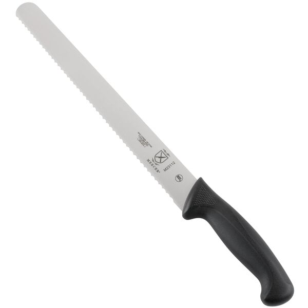 Mercer Culinary M23112 Millennia 12" Serrated Slicing Knife – item 470M23112