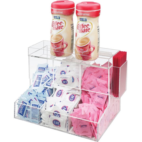 Cal-Mil Acrylic Top-Loading 3 Bin Condiment Organizer – item 211786