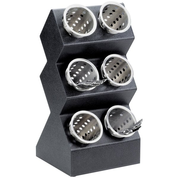 Cal-Mil 6-Cylinder Vertical Flatware / Condiment Display – item 21110166