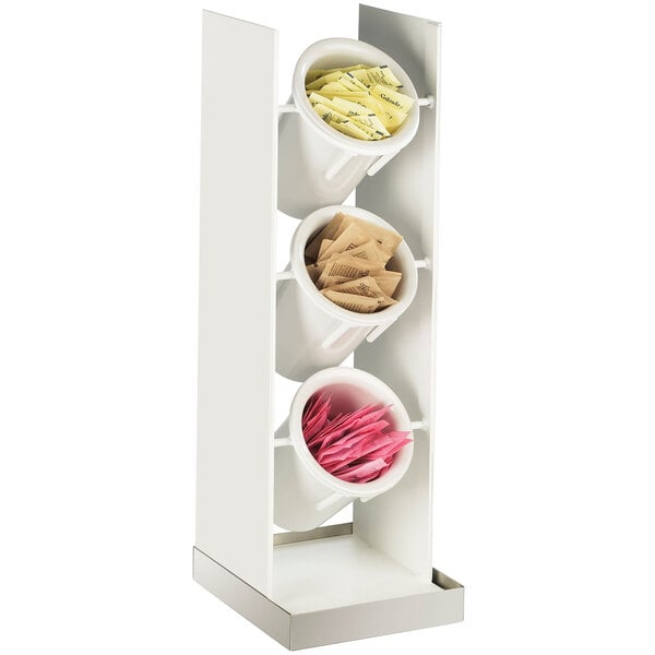 Luxe Metal 3-Cylinder Vertical Flatware / Condiment Display – item 211301055 image 2