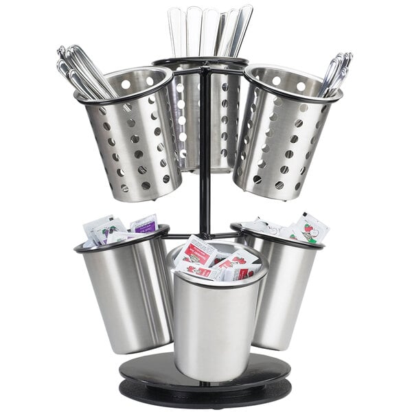 Iron Condiment Caddy Flatware / Condiment Display – item 211122713 image 2