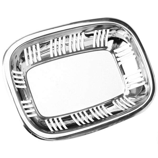 Eastern Tabletop 9341 11 1/2" x 8" Stainless Serving Platter – item 3119341