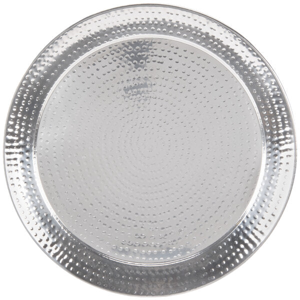 American Metalcraft 20" Hammered Stainless Serving Tray – item 124HMRST2001