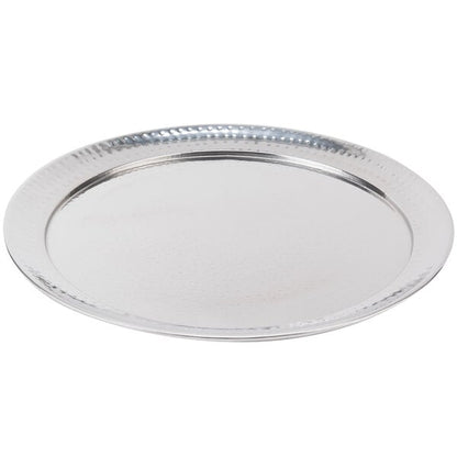 American Metalcraft 22" Hammered Stainless Serving Tray – item 124HMRST2201 image 2