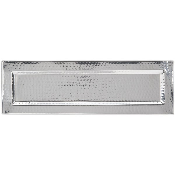 American Metalcraft 23 3/4" x 7 1/2" Rectangle Serving Tray – item 124HMRT247