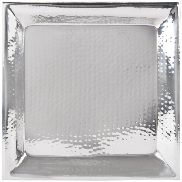 American Metalcraft 18" Square Stainless Serving Tray – item 124HMSQ18