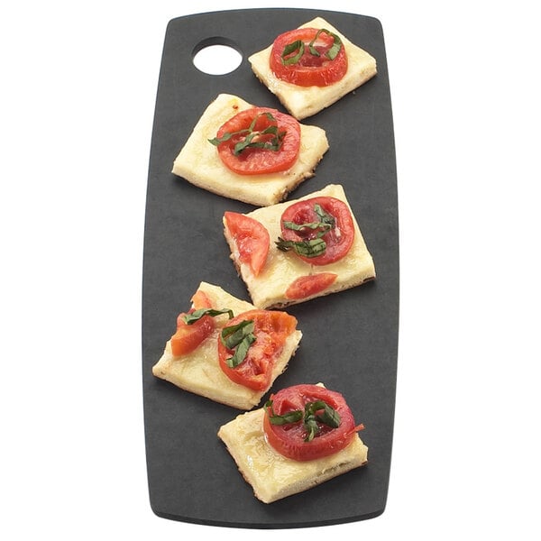 Cal-Mil - -13 Black Round Edge Serving Board - 12" x 6" – item 211153161213