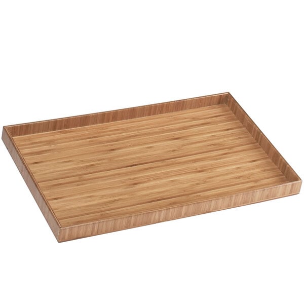 Cal-Mil -12-60 Bamboo 19" x 11 3/4" Serving Tray – item 21113671260