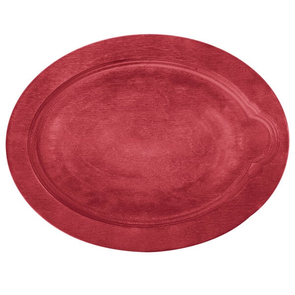 Lodge UOPB1 9" x 11 3/4" Chili Pepper Red Underliner – item 530UOPB1