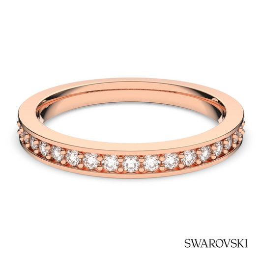 Matrix ring, White, 18K rose gold finish – item 5032898