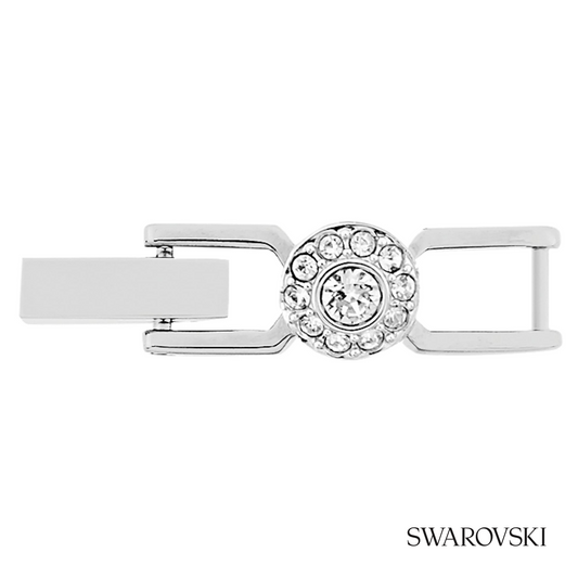 Swarovski Una Angelic extender, Round cut, White, Rhodium – item 5099269