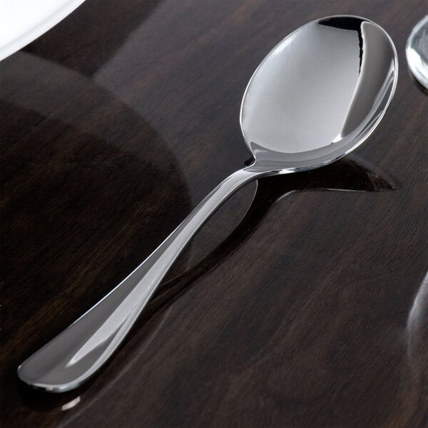 Oneida Bague B735SRBF 6 3/4" Heavy Round Bowl Soup Spoon – item 356B735SRBF image 2