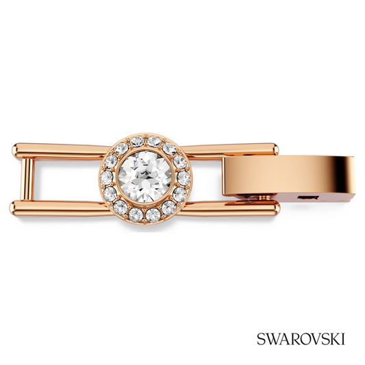 Una Angelic extender, Round cut, White, 18K rose gold finish – item 5257142