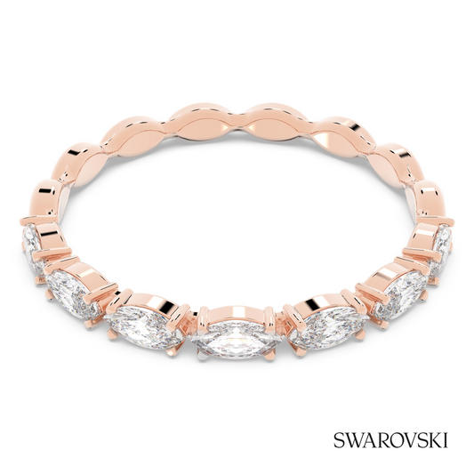 Matrix Vittore ring, Marquise cut, White, 18K rose gold finish – item 5351769