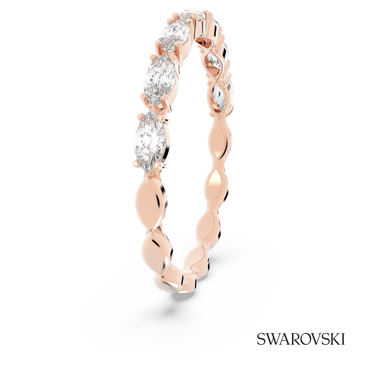 Matrix Vittore ring, Marquise cut, White, 18K rose gold finish – item 5351769 – view 3