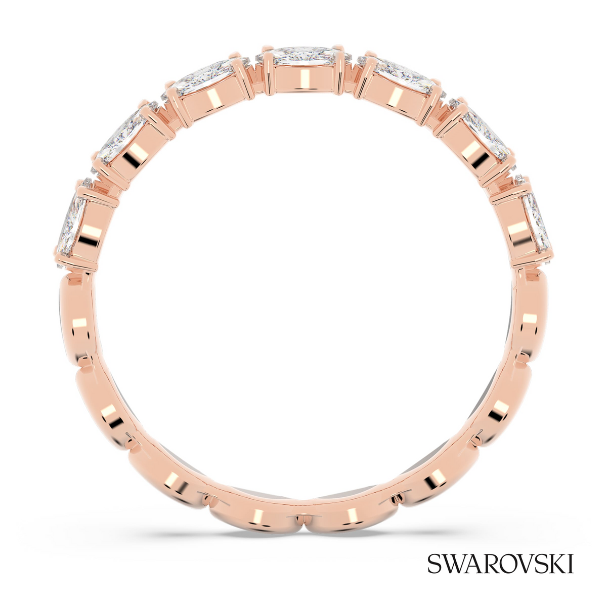 Matrix Vittore ring, Marquise cut, White, 18K rose gold finish – item 5351769 – view 4