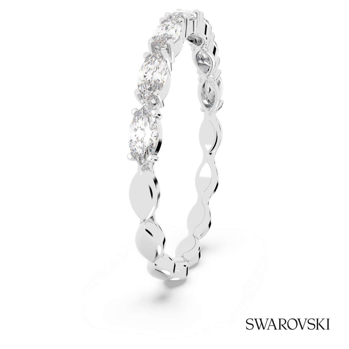 Matrix Vittore ring, Marquise cut, White, Rhodium plated – item 5354786 – view 3
