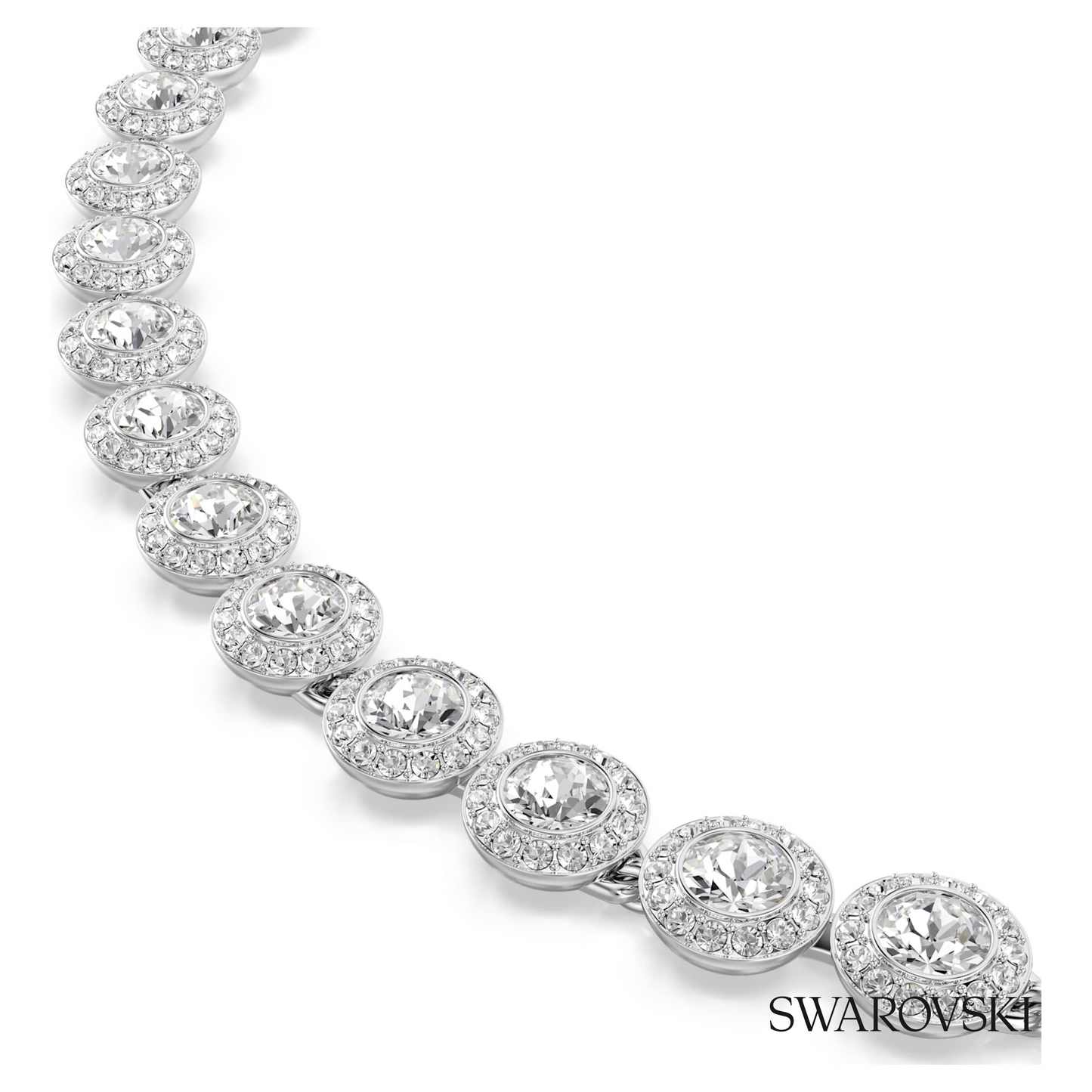 Swarovski Una Angelic set, (3), Round cut, White, Rhodium – item 5367853 image 2