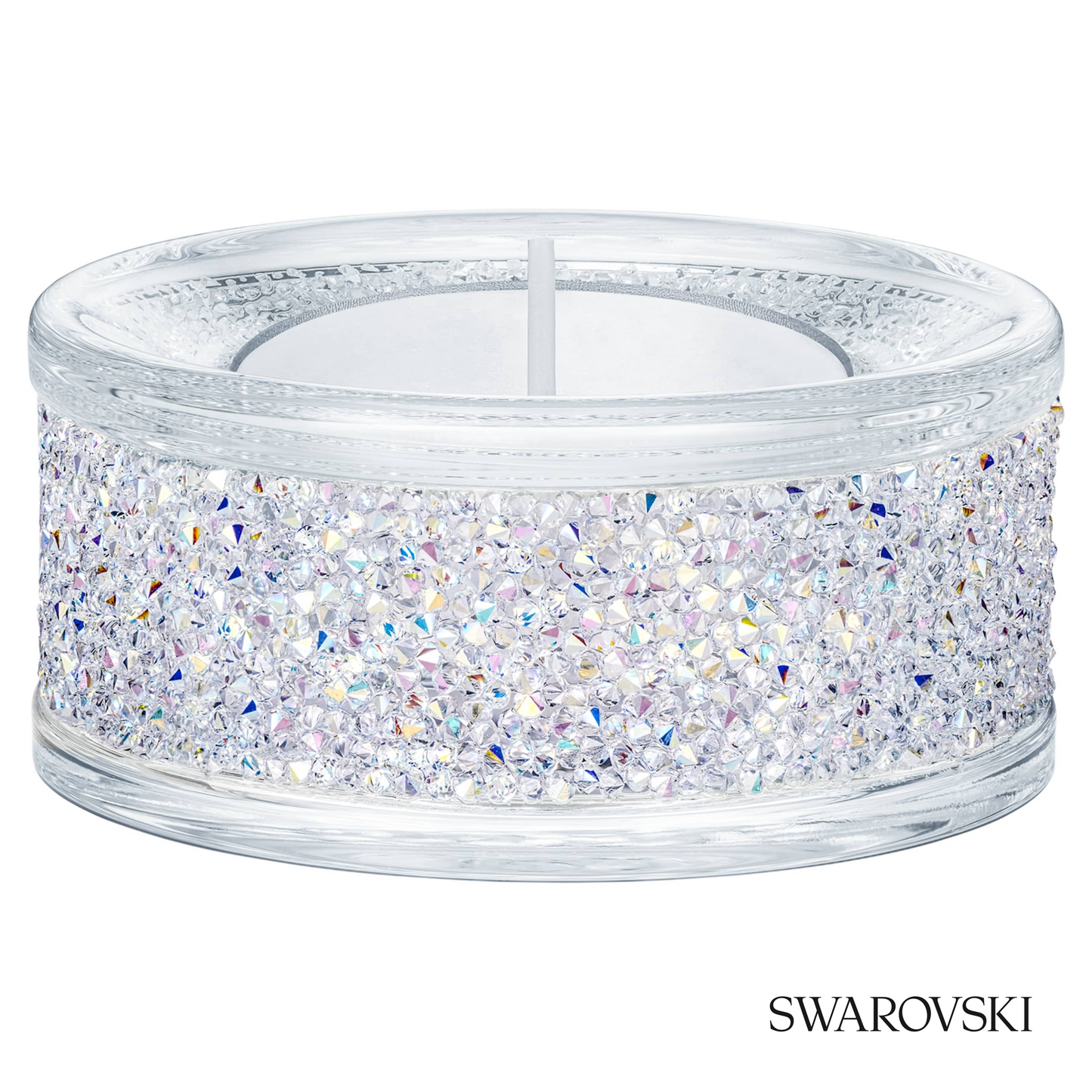 Swarovski Shimmer tea light holder, Purple – item 5428722