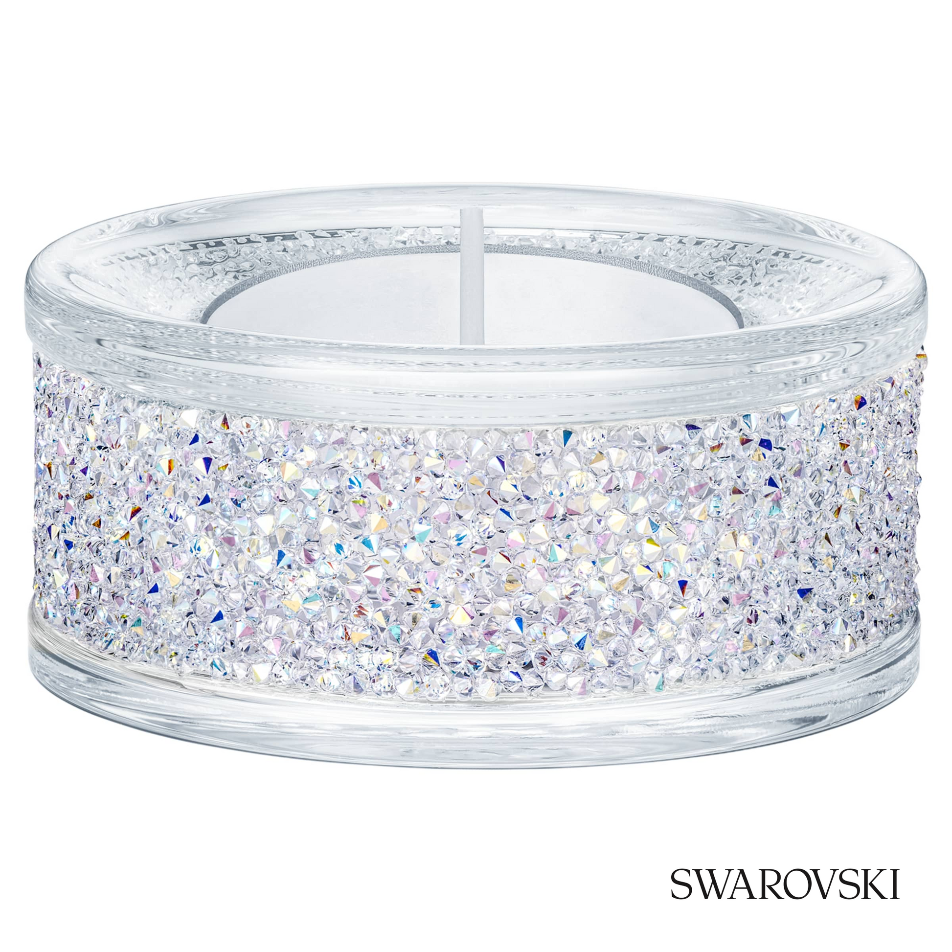 Swarovski Shimmer tea light holder, Purple – item 5428722