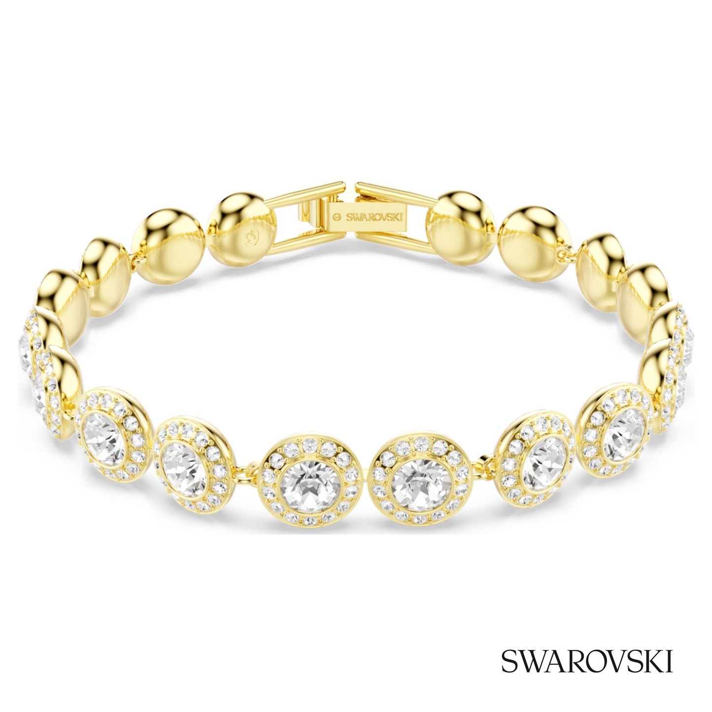 Swarovski Una Angelic bracelet, Round cut, Pave, Medium – item 5505469 image 5