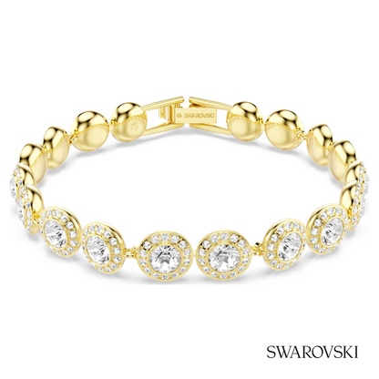 Swarovski Una Angelic bracelet, Round cut, Pave, Medium – item 5505469