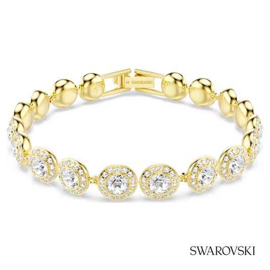 Swarovski Una Angelic bracelet, Round cut, Pave, Medium – item 5505469