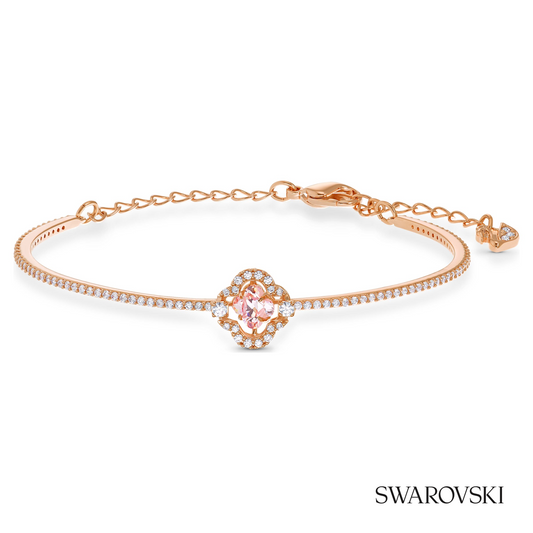 Una bangle, Clover, Pink, 18K rose gold finish – item 5516476