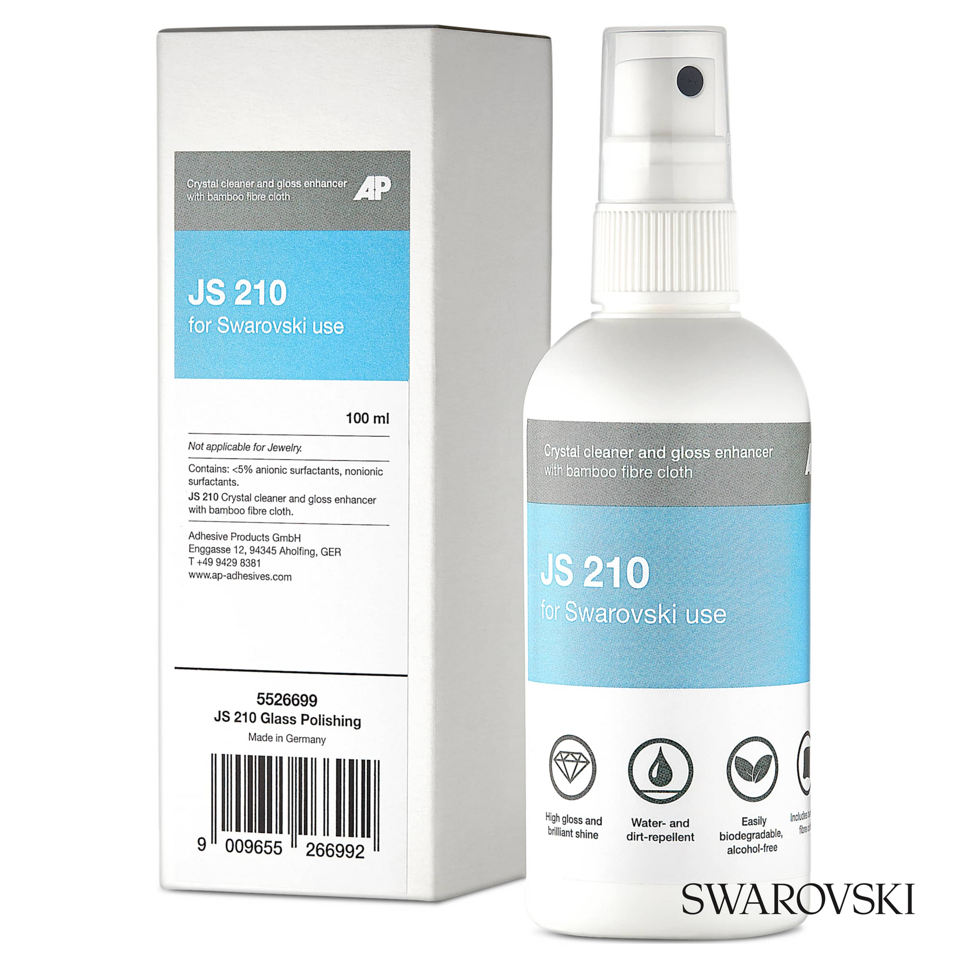 Swarovski Crystal Cleaner and Gloss Enhancer, 100ml – item 5526699 image 4