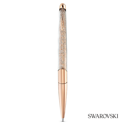 Swarovski Crystalline Ballpoint Pen, Rose Gold Tone, Crystals / Gold Tone Plated / Rose Gold Tone Plated