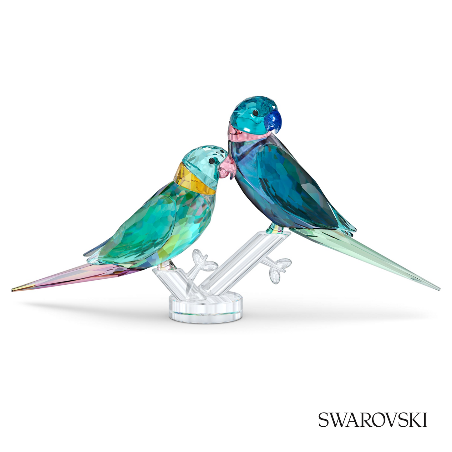 Swarovski Jungle Beats Parakeet Couple Fife & Fifer – item 5577124