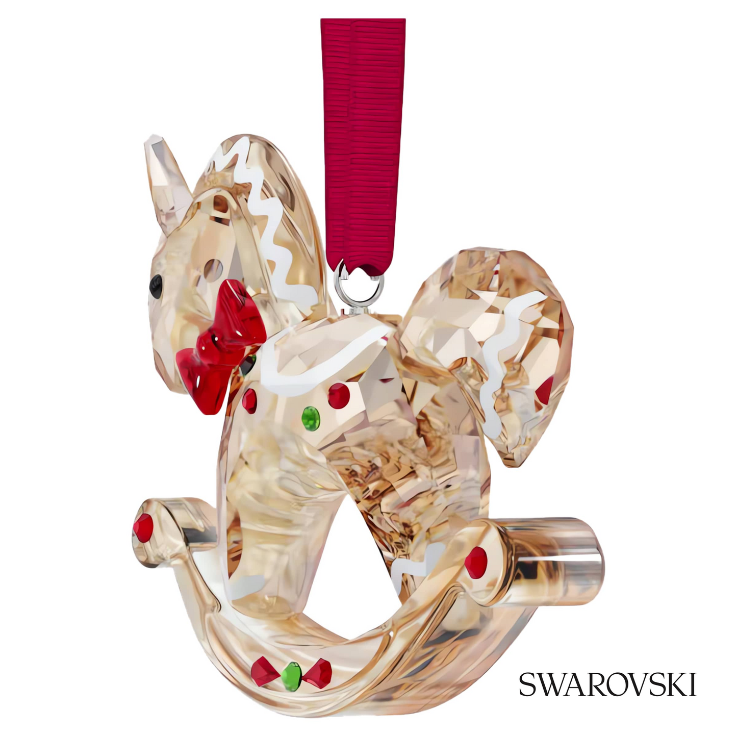 Swarovski Holiday Cheers Gingerbread Rocking Horse Ornament – item 5627608 image 4
