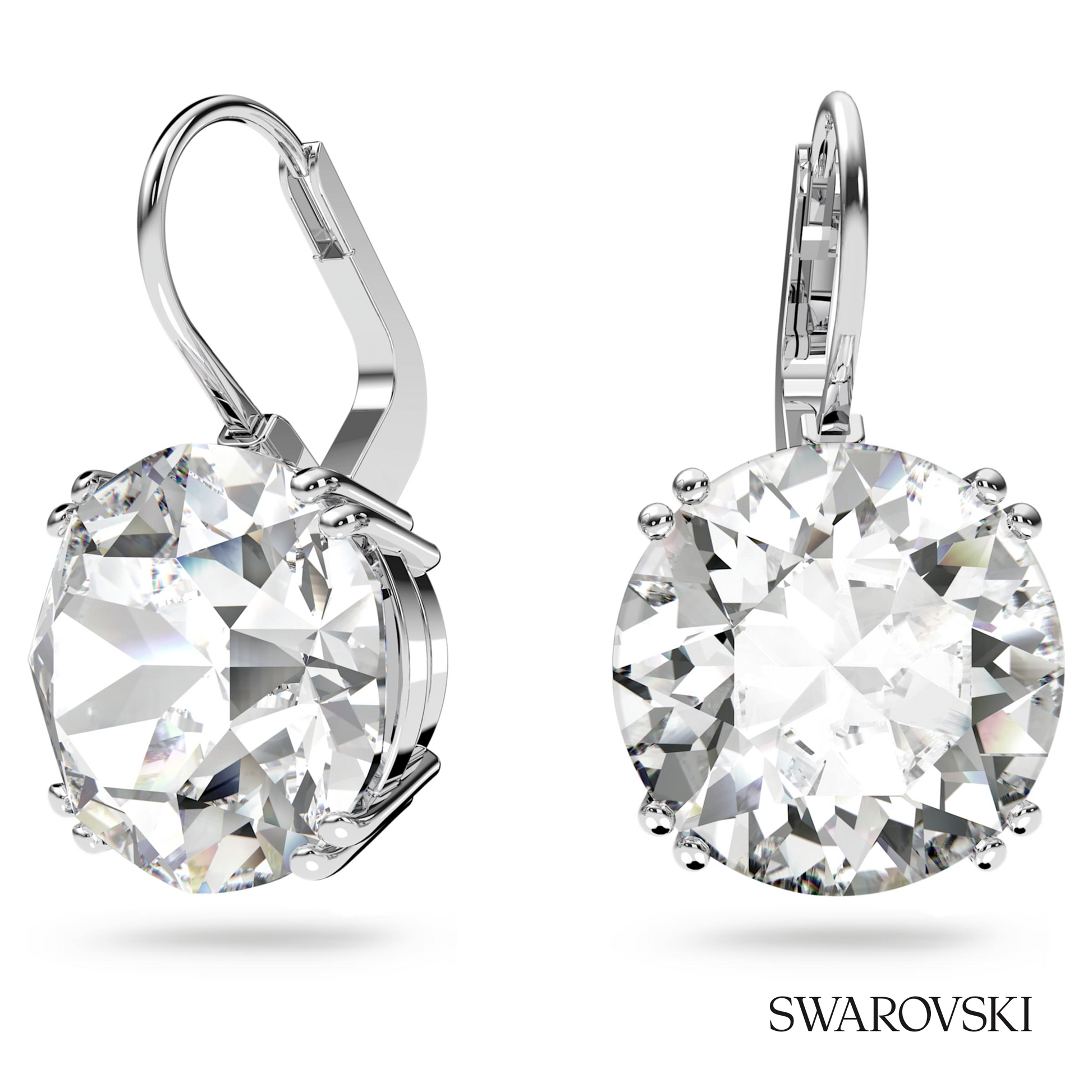 Swarovski Millenia drop earrings, Round cut, White – item 5628351