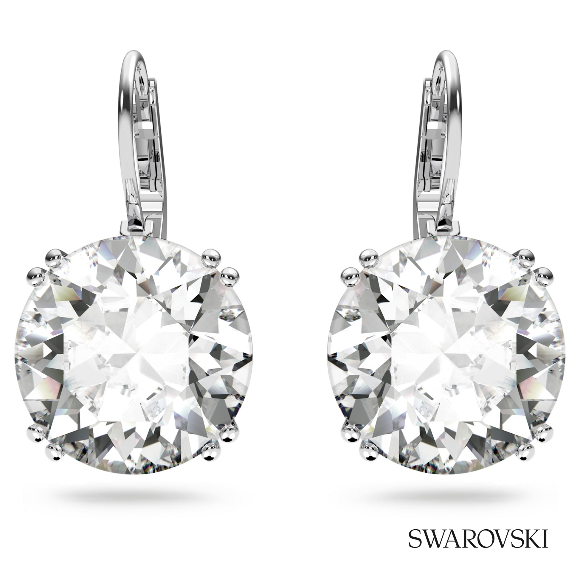 Swarovski Millenia drop earrings, Round cut, White – item 5628351 image 2